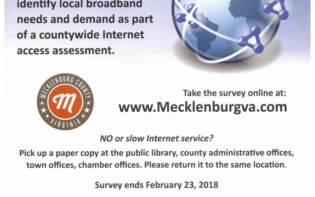 Broadband Survey flyer