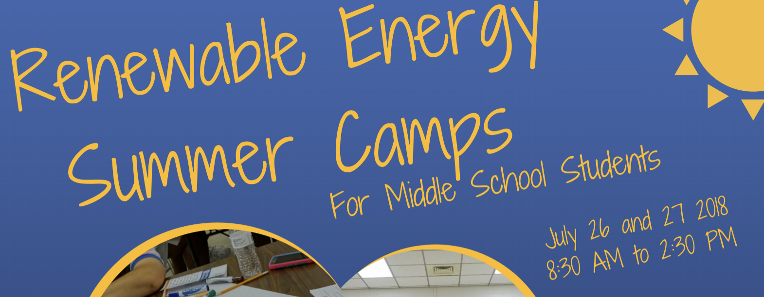 Solar Education Summer Camps (July 26-27)