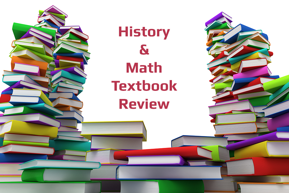 textbook review, history and math