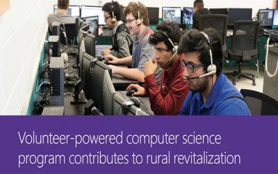 Volunteer-powered computer science program contributes to rural revitalization