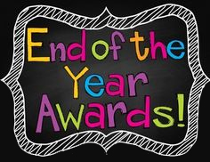 End of the Year Awards clip art