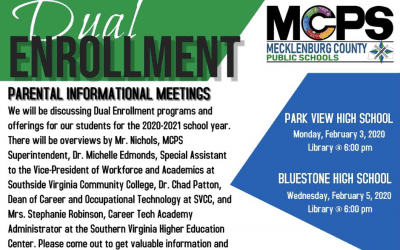 Dual Enrollment Program Informational Meetings