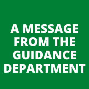 Message from Guidance