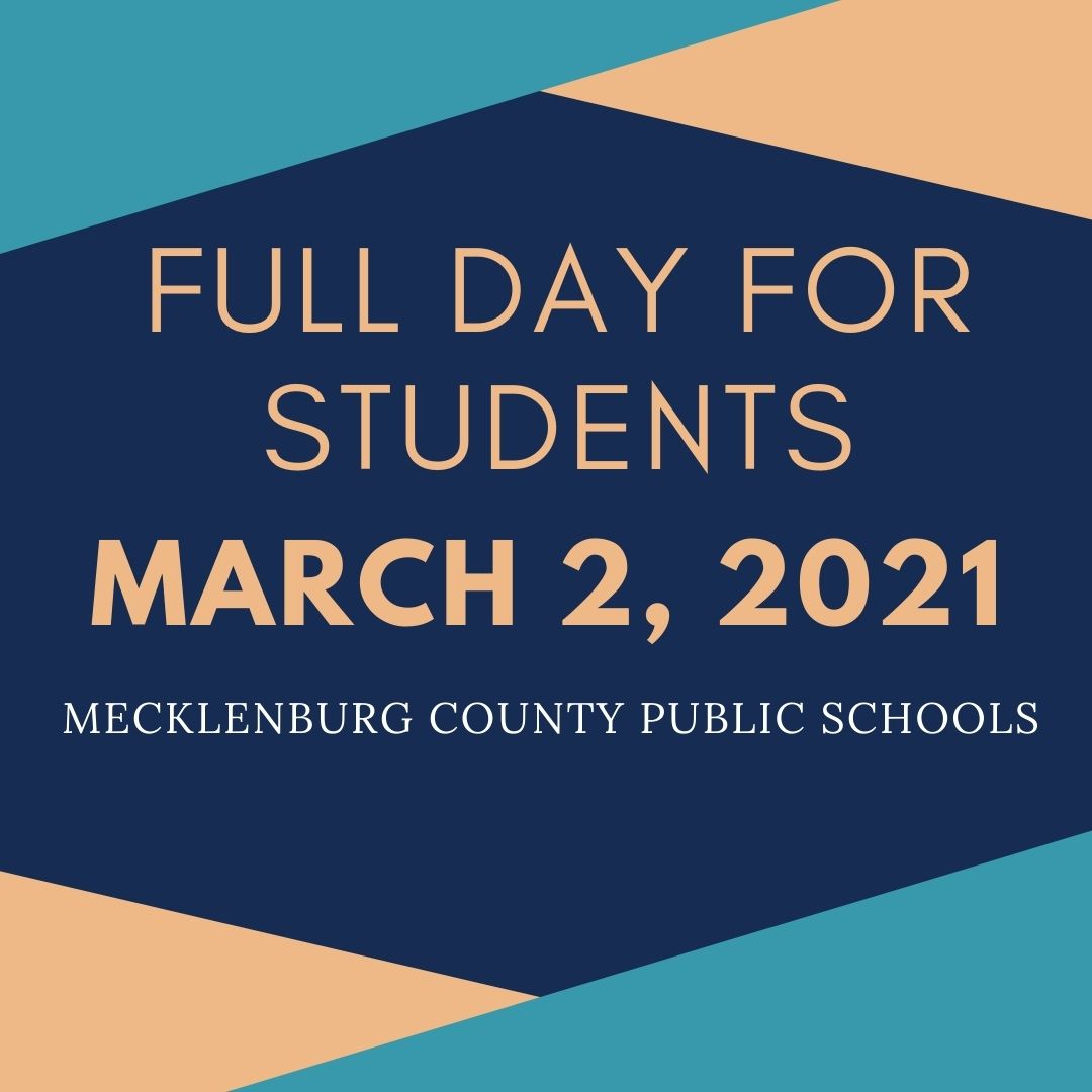 March 2, 2021 - Full Day for Students