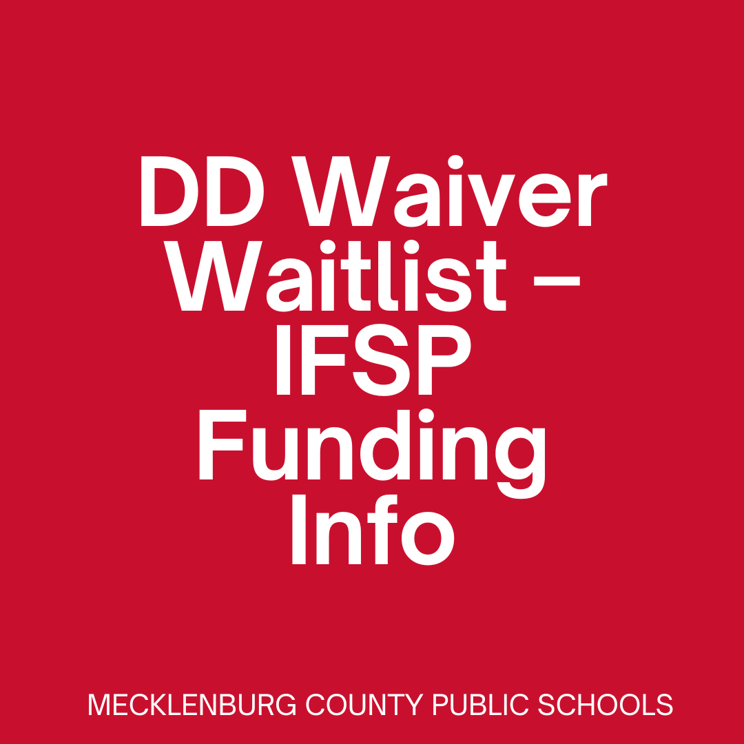 DD Waiver Waitlist – IFSP Funding