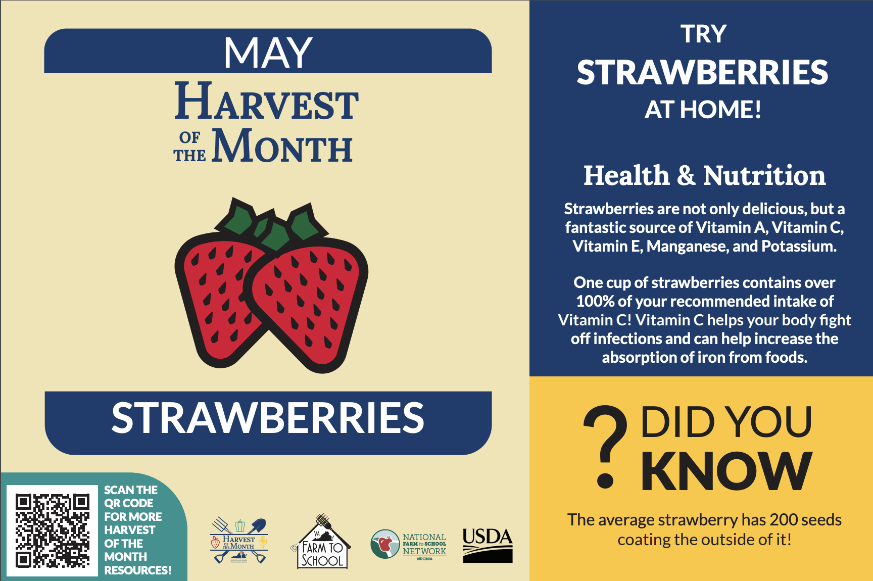 Strawberry is the Harvest of the Month