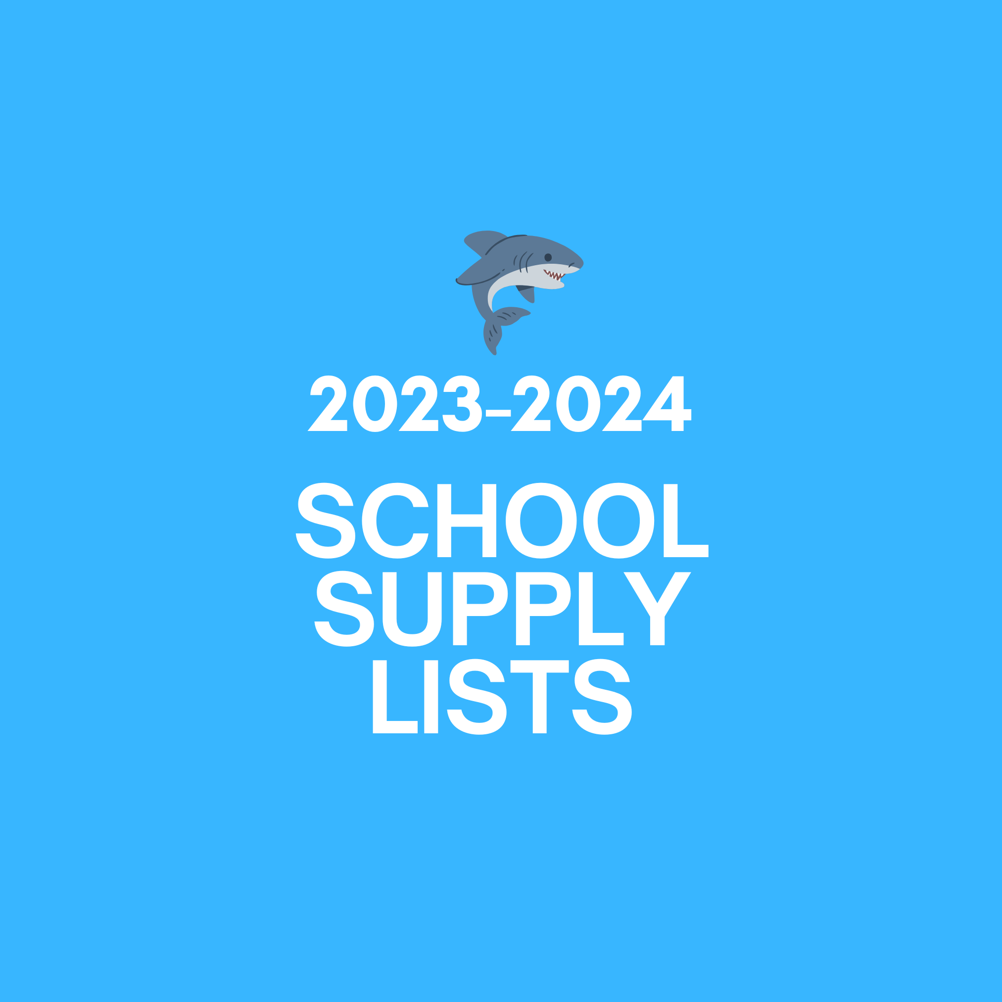 2023-2024 School Supply Lists Posted