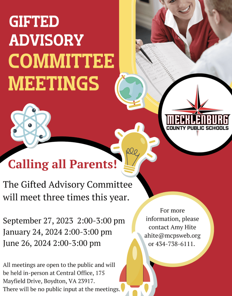 GIFTED ADVISORY COMMITTEE MEETING